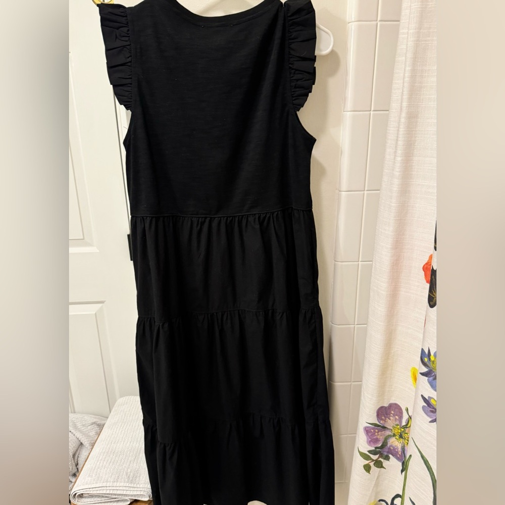 House of Spence Black Midi Dress